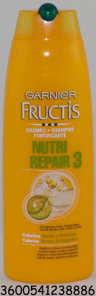 FRUCTIS CHAMPU NUTRI REP.3  SECOS/DAADOS 300 ML.