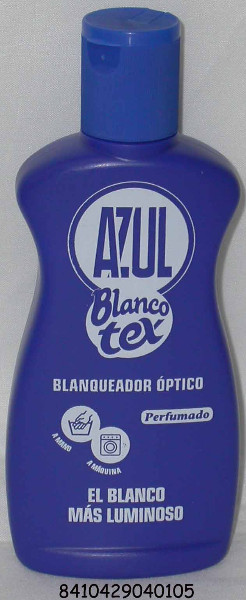 BLANQUEADOR OPTICO AZUL BLANCOTEX 150 ML.